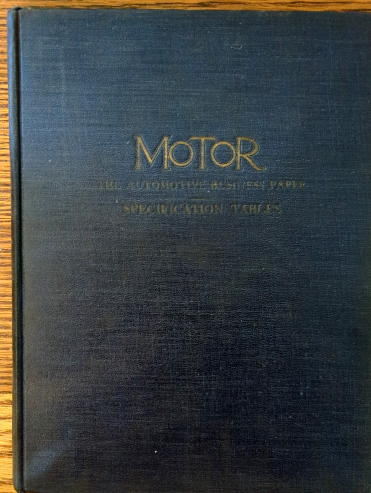 1925 Motor Specification Table Passenger Cars Book Rare Original Antique 1925 Motor Specification Table Passenger Cars Book Rare Original Antique