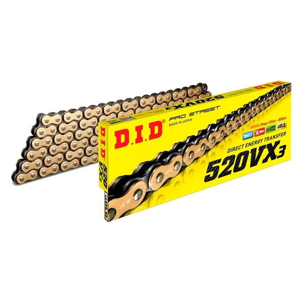 DID 520VX3 120L FB GLD/BK DID M520VX3G120FB