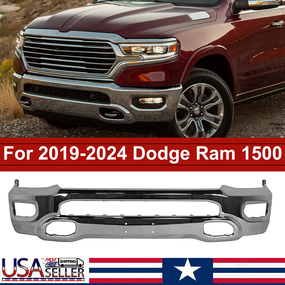 Front Bumper Face Bar Cover For 19 20 21 24 Dodge RAM 1500 Series Body Style USA