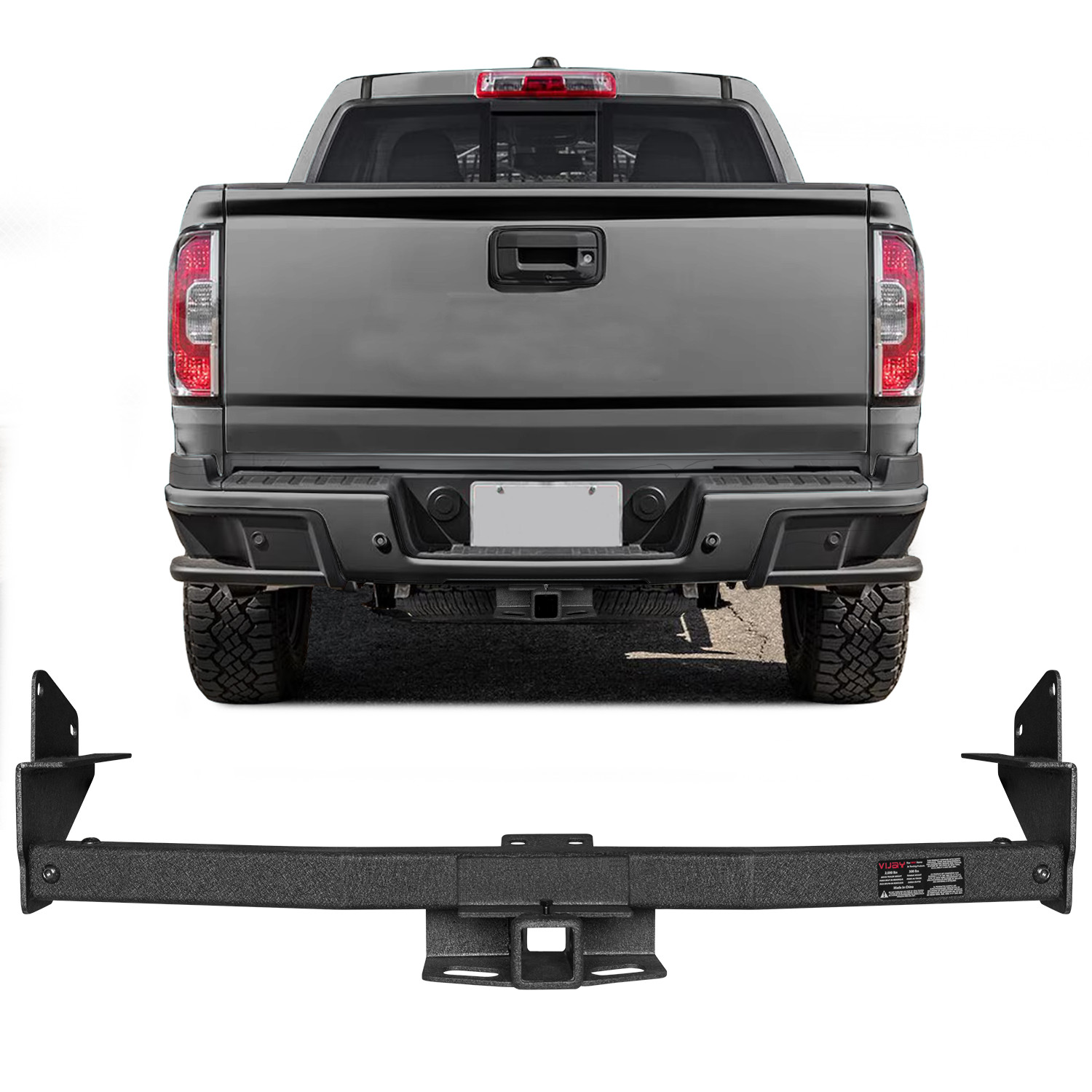 Class III Tow Hitch Receiver Fits 2015-2022 Chevy Colorado and GMC Canyon