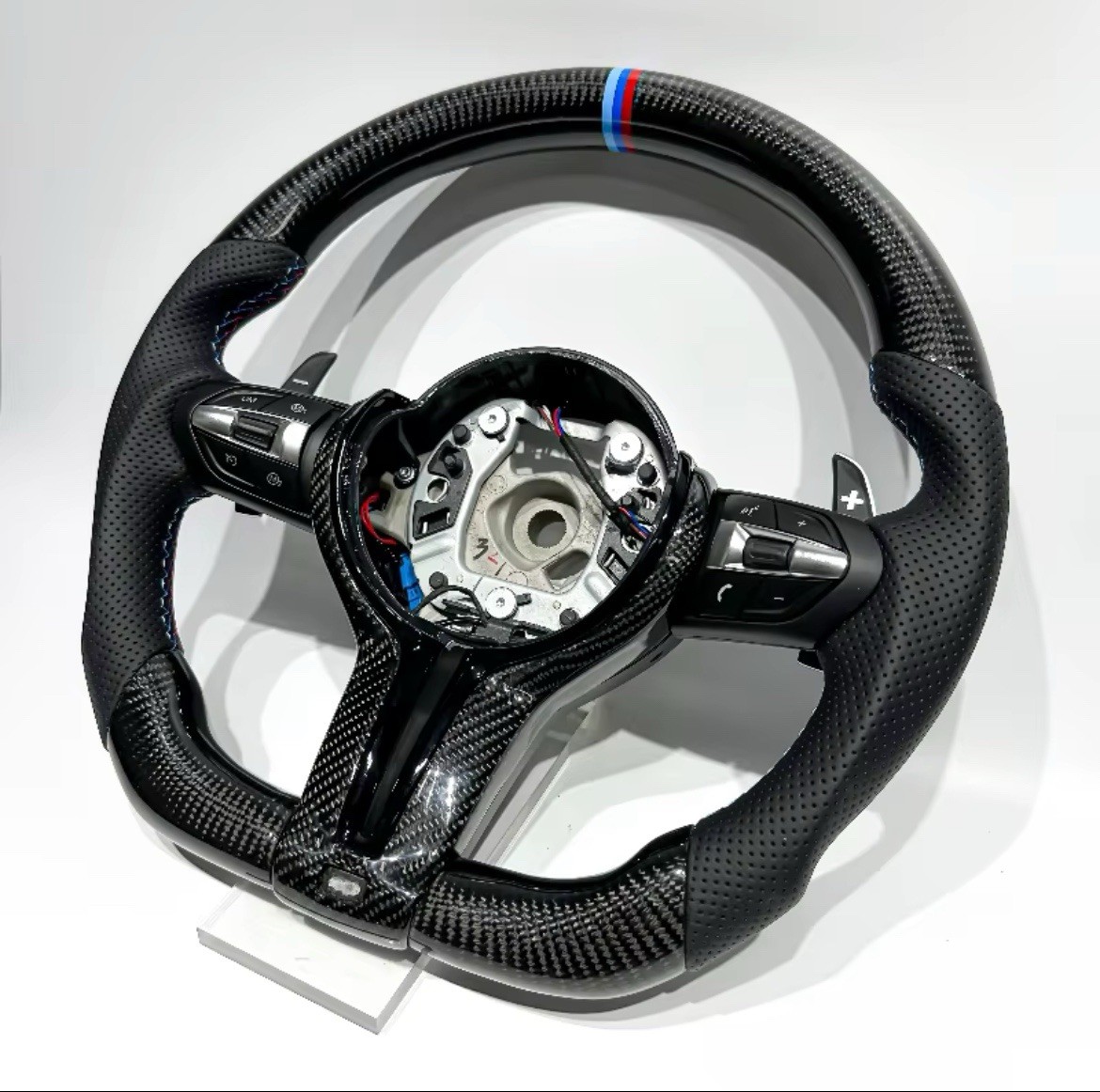 🔥FOR BMW M3 M5 F Series Carbon Fiber Leather Steering Wheel