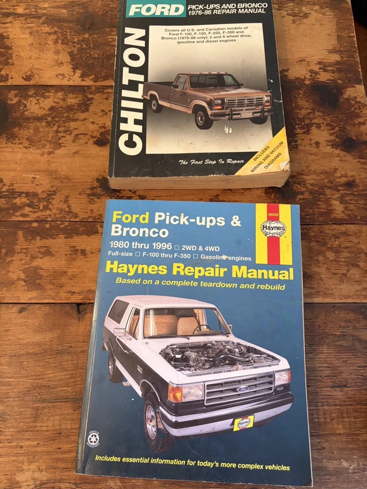 Ford Repair Manuals Chilton 1976-1986 & Haynes 1980-1996 Ford Repair Manuals Chilton 1976-1986 & Haynes 1980-1996