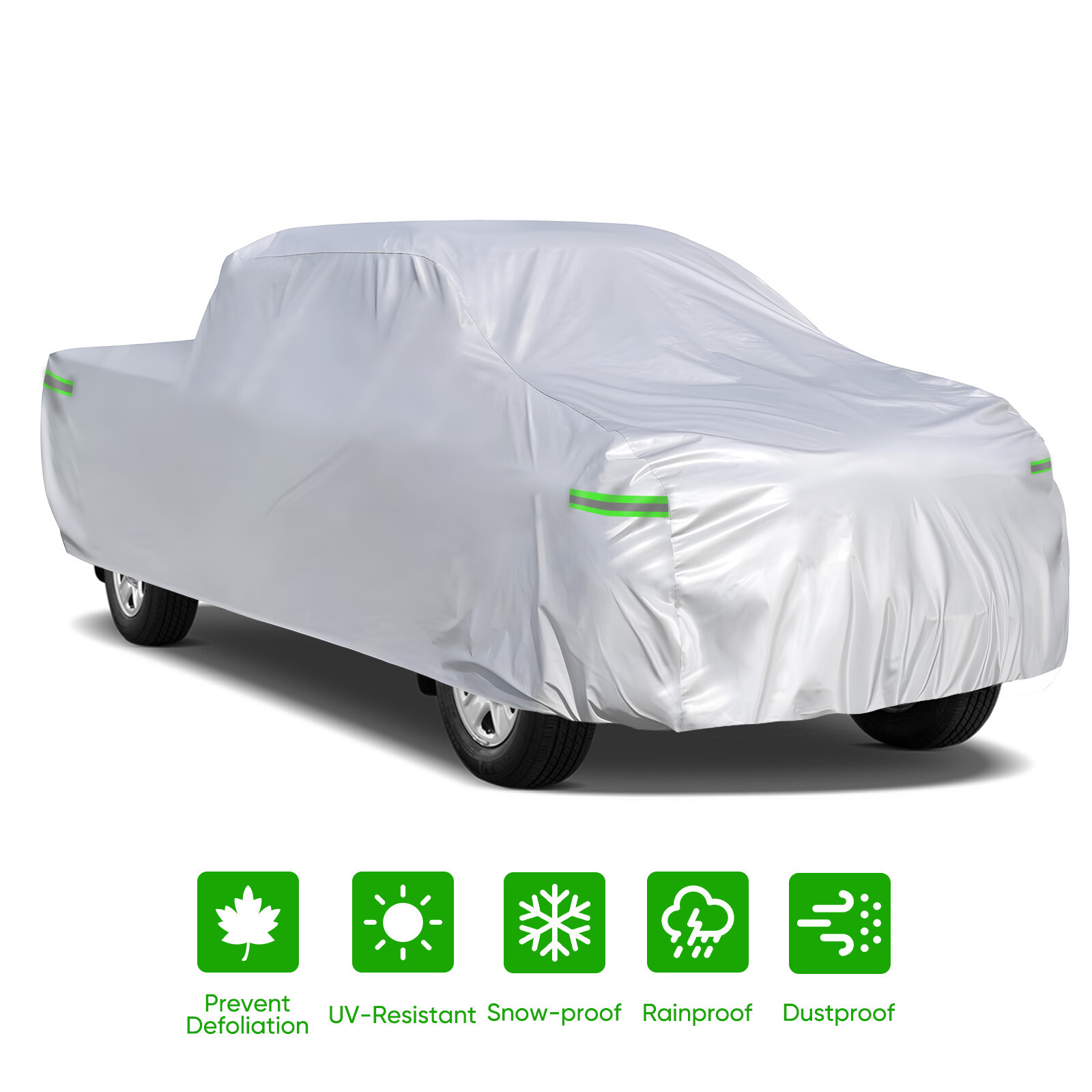 NEVERLAND XL Pickup Truck Cover Waterproof Sun Snow Dust UV Resistant Protection