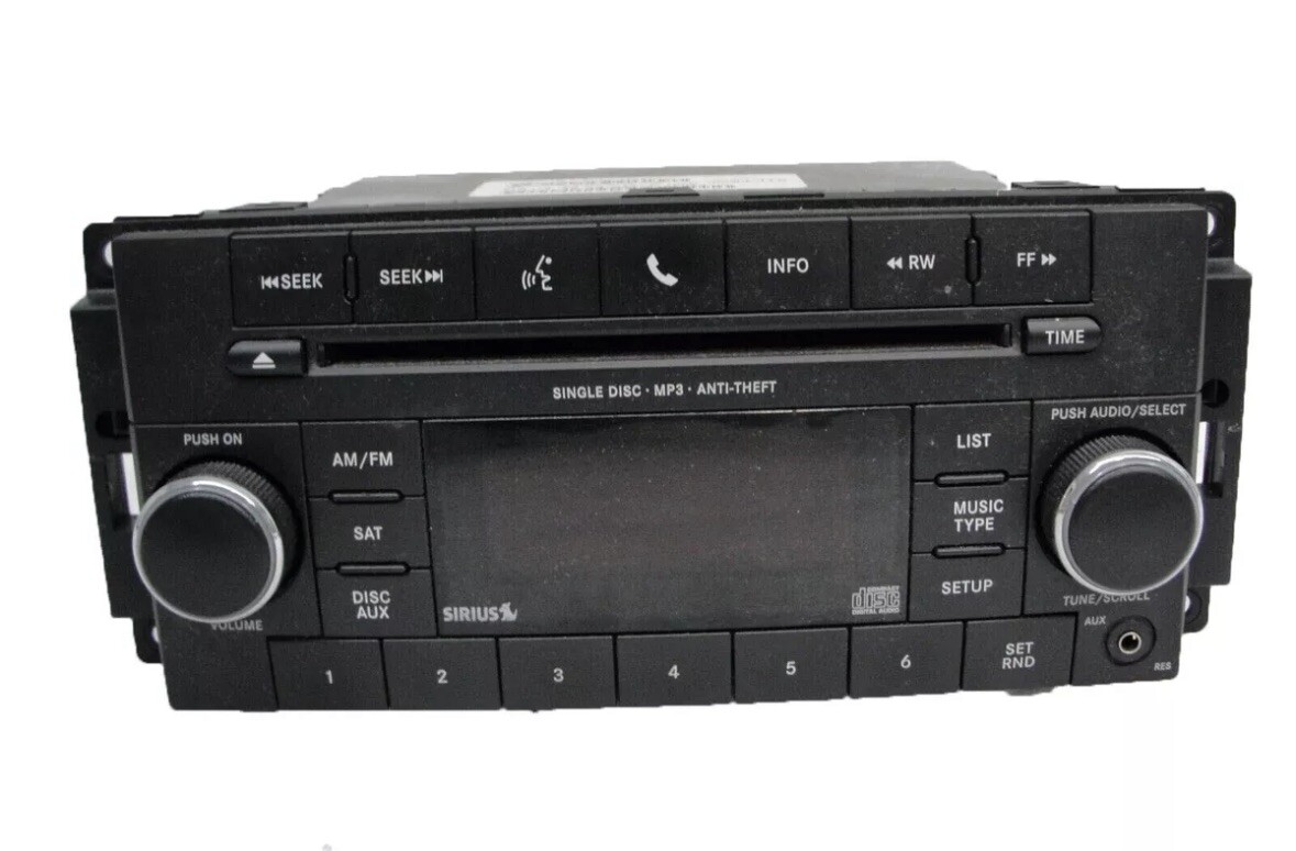 09-17 CHRYSLER DODGE JEEP AM FM Radio Stereo MP3 CD Sirius Uconnect RES OEM 09-17 CHRYSLER DODGE JEEP AM FM Radio Stereo MP3 CD Sirius Uconnect RES OEM