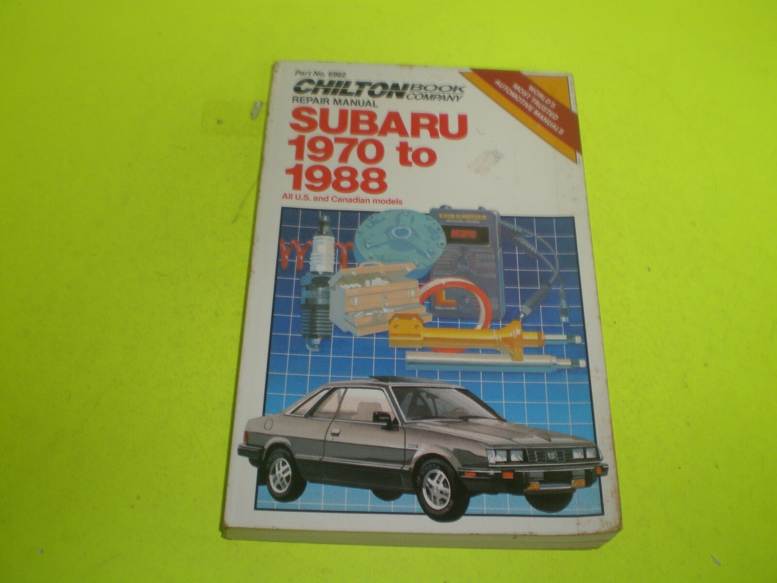 1970-1988 SUBARU FF-1 1300 1400 1600 1800 DL XT BRAT JUSTY CHILTON REPAIR MANUAL