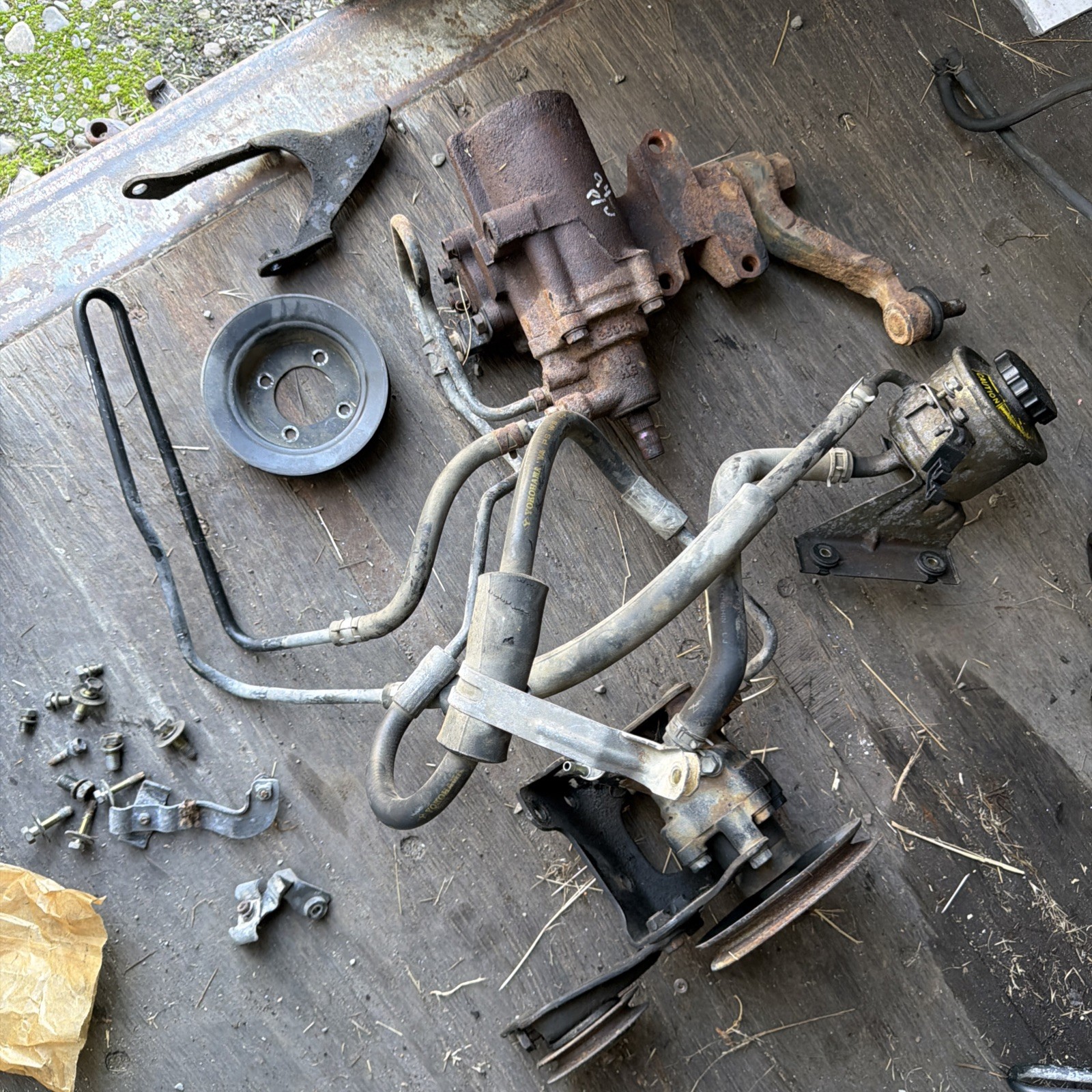 1989-1995 Toyota Pickup 22re 4x4 Oem Power Steering Conversion Kit 1989-1995 Toyota Pickup 22re 4x4 Oem Power Steering Conversion Kit