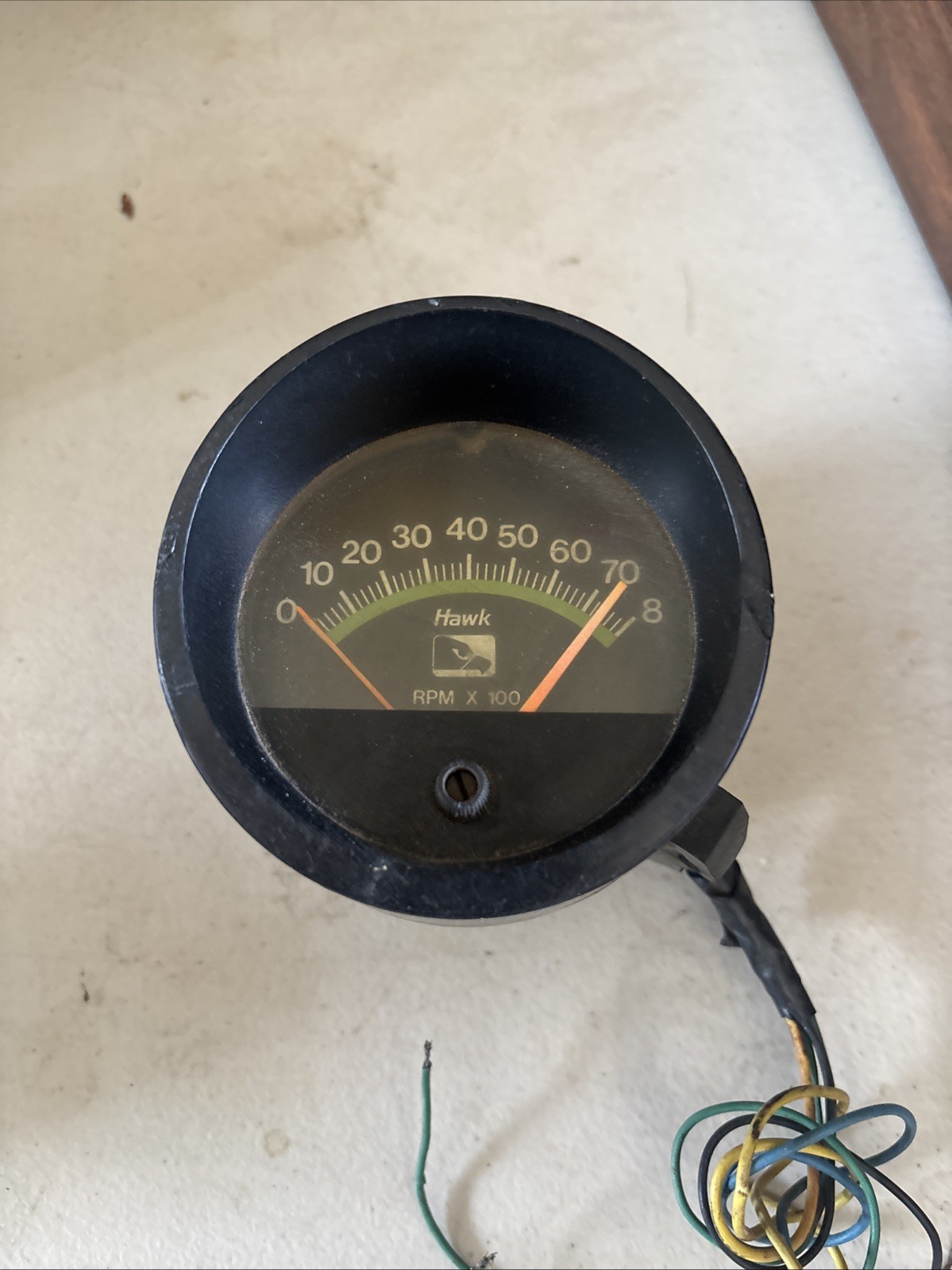 Vintage Hawk tachometer,untested RPMx1000 Vintage Hawk tachometer,untested RPMx1000
