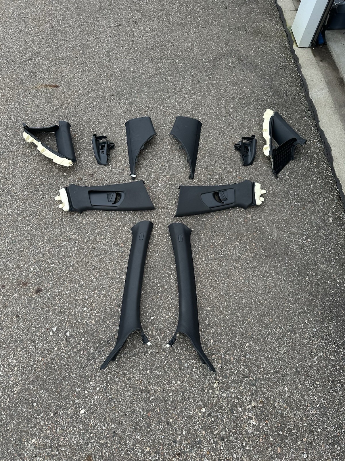 2009-2016 AUDI S4 A4 HEADLINER PILLAR TRIM SUNROOF BLACK INTERIOR 2009-2016 AUDI S4 A4 HEADLINER PILLAR TRIM SUNROOF BLACK INTERIOR
