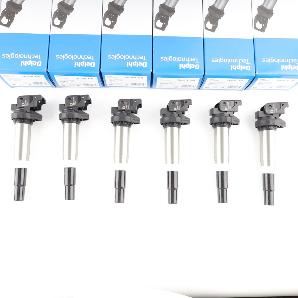 6 Pack Delphi 12138616153 Ignition Coils for BMW 328i 650i 550i M6 750i GN10571