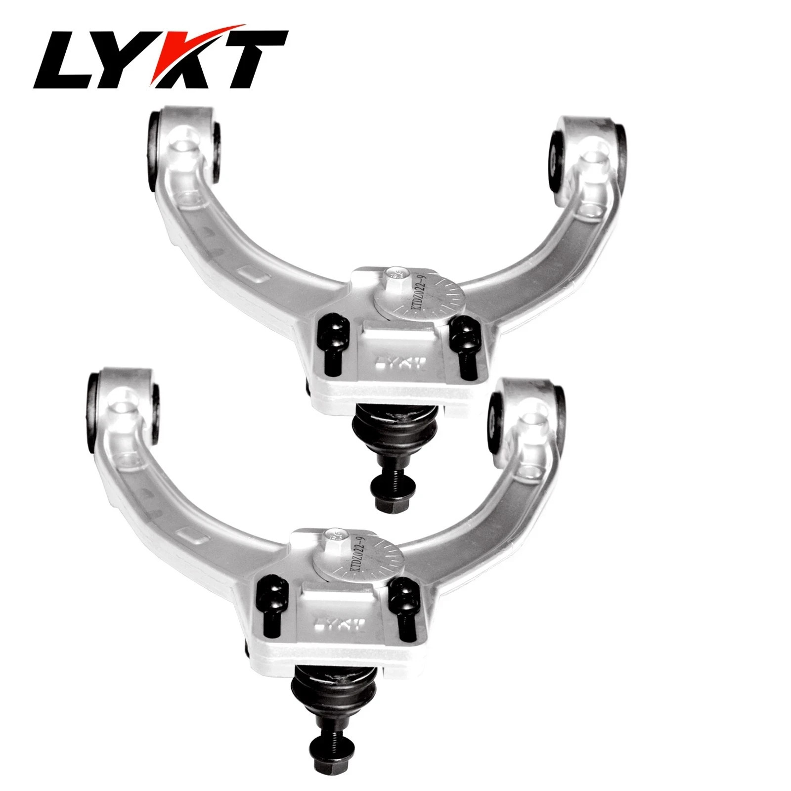 LYKT 2pcs Front Alignment Adjustable Camber Arms Kit for Audi Q7、Touareg、Cayenne
