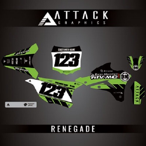 Attack Graphics Custom Renegade Complete Bike Graphics Kit Attack Graphics Custom Renegade Complete Bike Graphics Kit