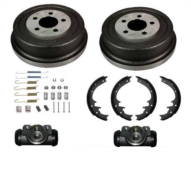 AP Rear Brake Drums Shoes Spring Kit Wheel Cylinder For 2002 Jeep Liberty AP Rear Brake Drums Shoes Spring Kit Wheel Cylinder For 2002 Jeep Liberty
