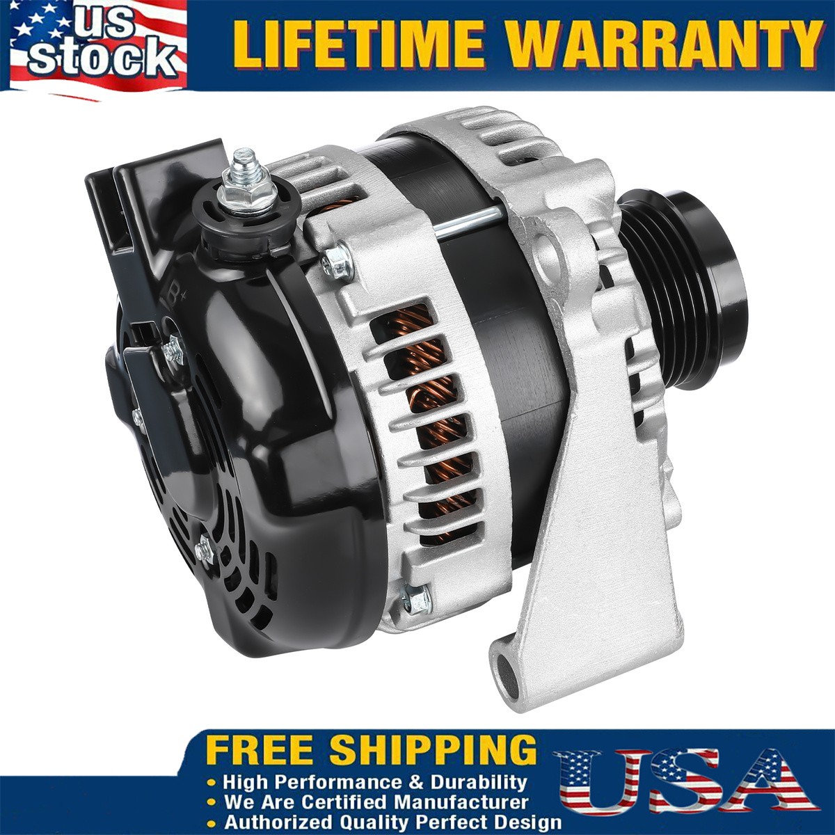 For Chevrolet Silverado GMC Sierra 2014-2019 1500 5.3L 6.2L Alternator