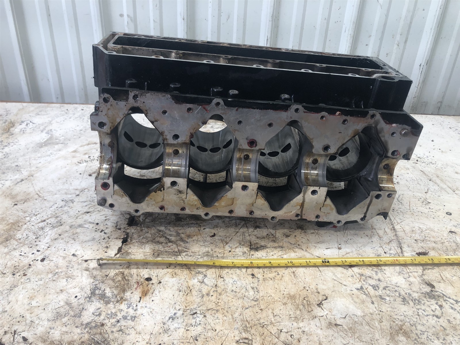 Mercury Sport Jet 120 Hp Marine Boat Engine engine crank case block cylinders