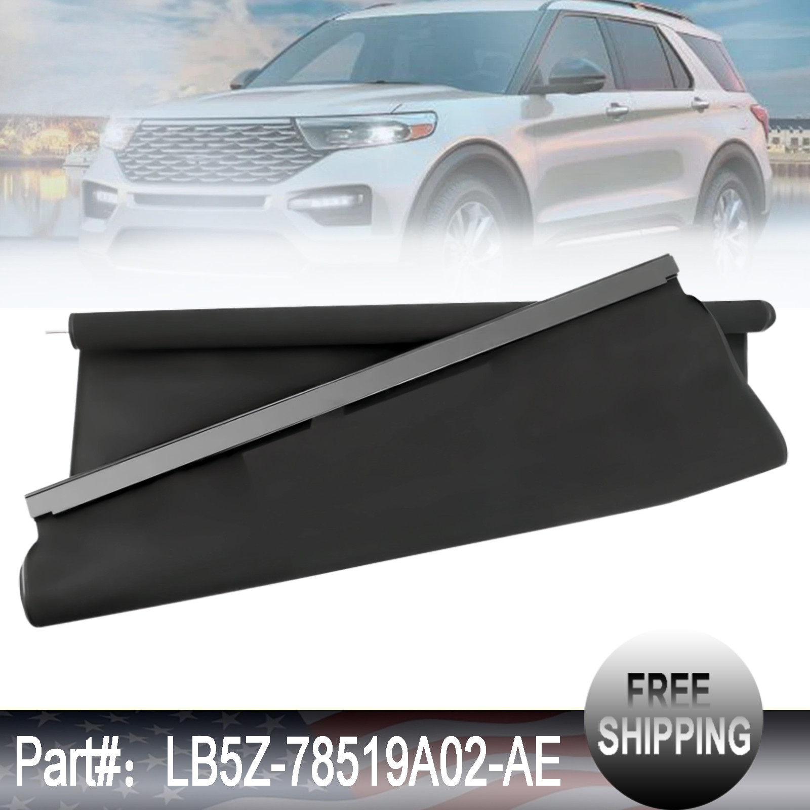 LB5Z78519A02AB Sunroof Cover Shade For 2020-2025 Ford Explorer LB5Z-78519A02-AE LB5Z78519A02AB Sunroof Cover Shade For 2020-2025 Ford Explorer LB5Z-78519A02-AE
