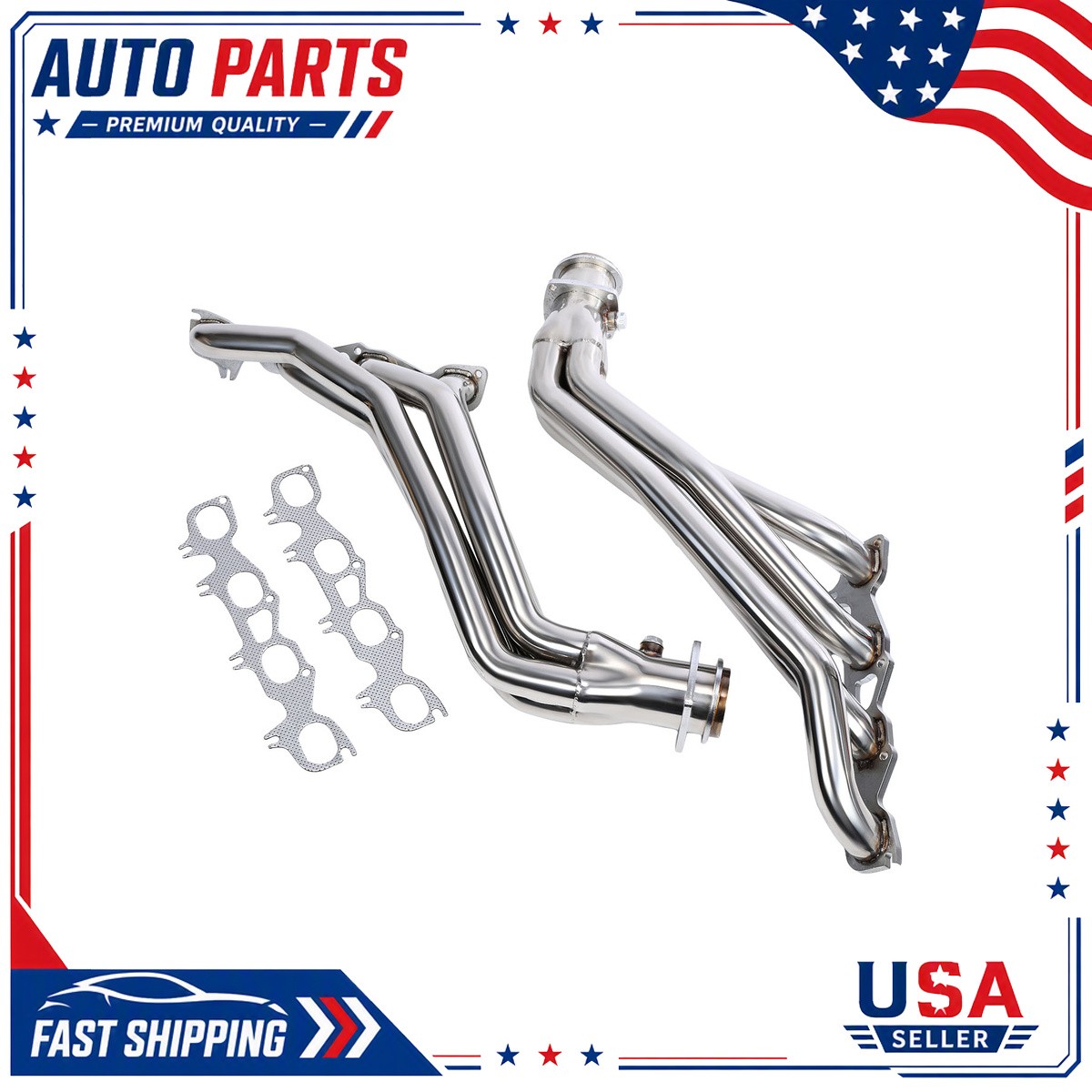 Stainless Exhaust 5.7L HEMI for Dodge Challenger Long Tube Headers Stainless Exhaust 5.7L HEMI for Dodge Challenger Long Tube Headers