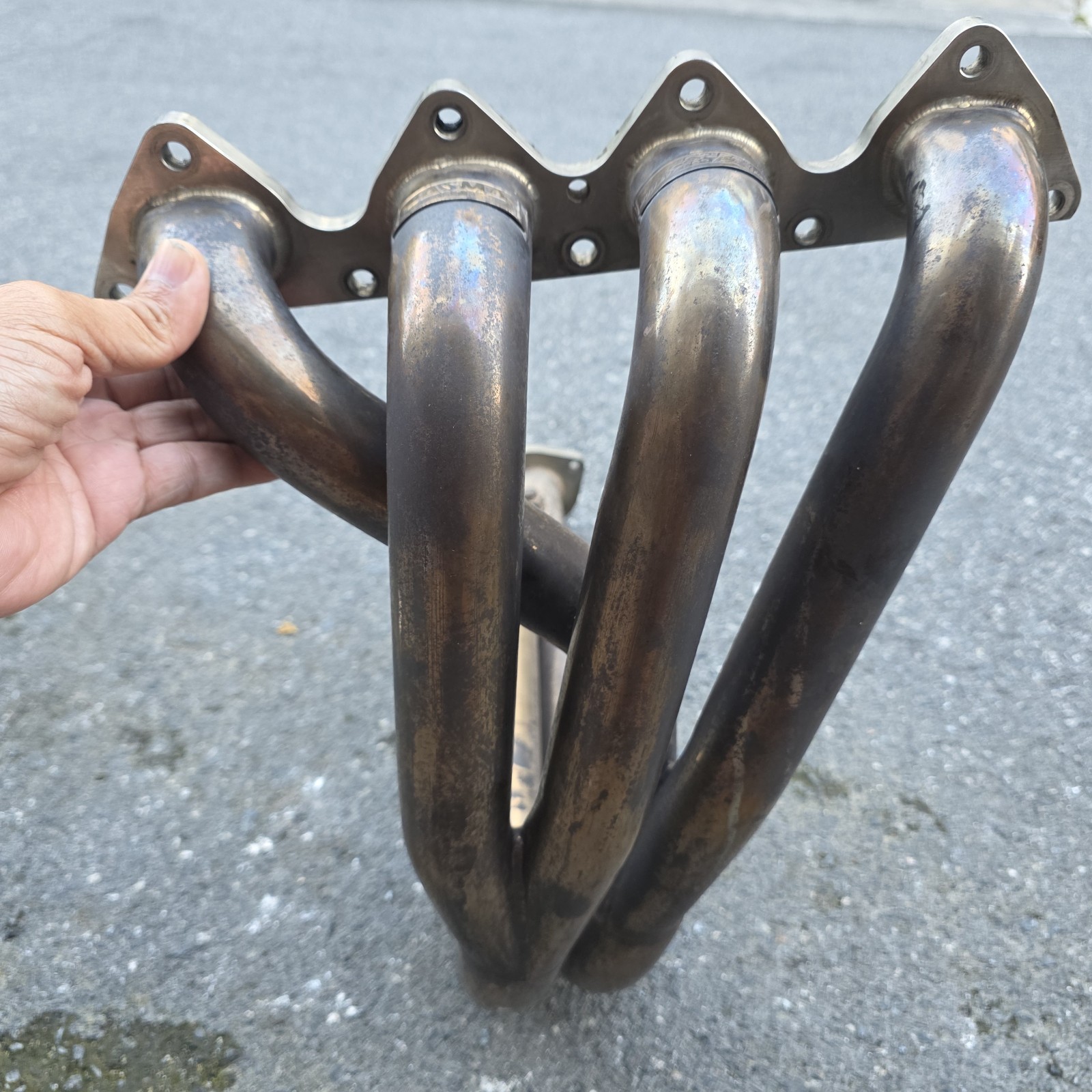 JDM Mugen Mugen Exhaust Manifold 4-2-1 Header Honda Civic EG6 EK4 CRV  B20B rare