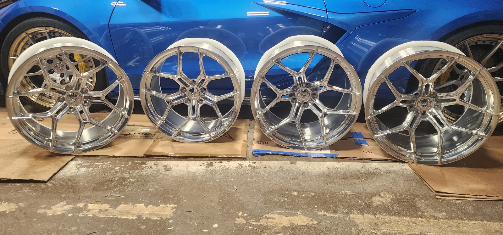DM FORGED WHEELS CORVETTE C8 Z06, ERAY , GRANDSPORT 20X10.5 FRONT, 21X13 REAR