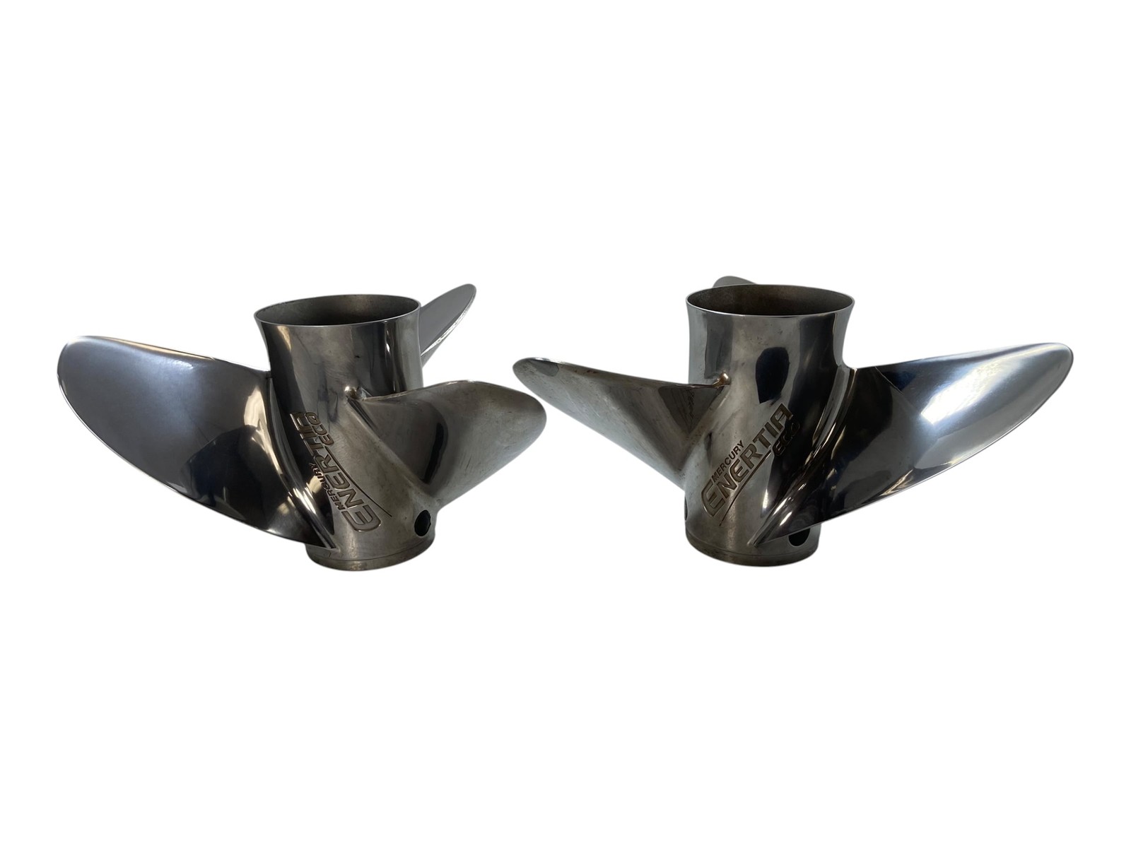 Mercury Racing, 3 x 16 x 21P LH + RH Set Enertia Eco SS Propellers, w/ Hub OEM