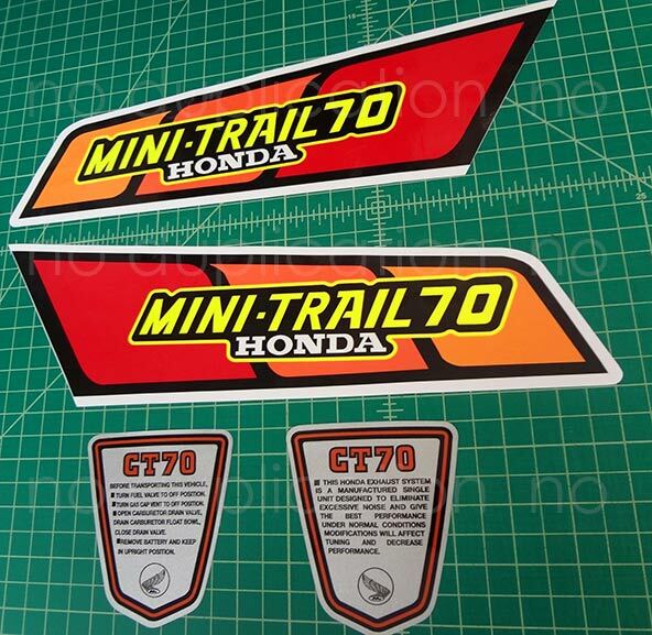 1979 79' CT-70 CT70 4pc Vintage Frame autocollant, decals, stickers, graphics 1979 79' CT-70 CT70 4pc Vintage Frame autocollant, decals, stickers, graphics