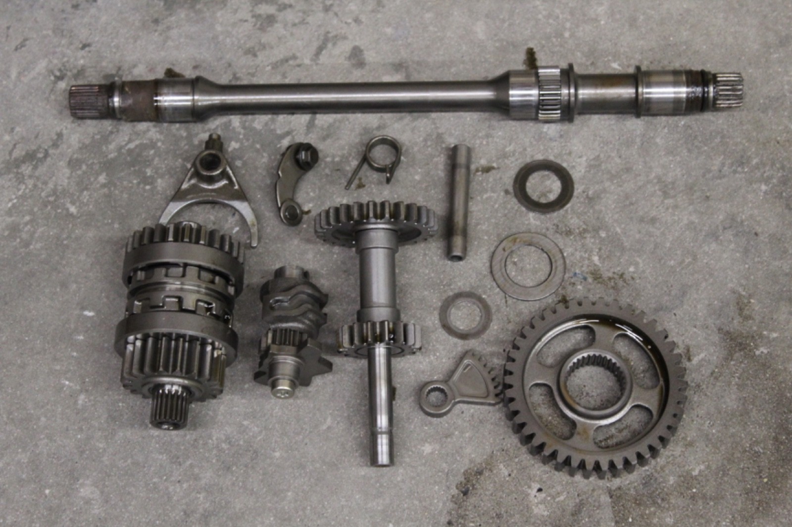 2005 HONDA RINCON 650 EXTERNAL TRANSMISSION ASSEMBLY & SHAFTS TRX650 TRX 05 #2