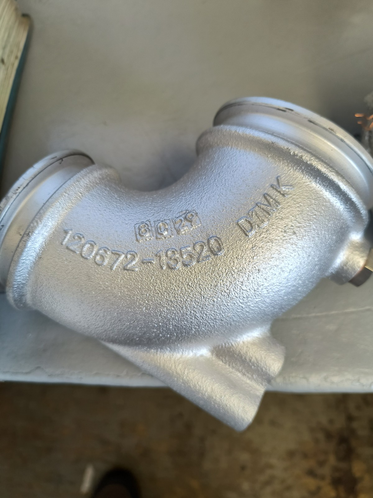 Yanmar Exhaust Mixing Elbow P/N 120672-13520. Yanmar Exhaust Mixing Elbow P/N 120672-13520.