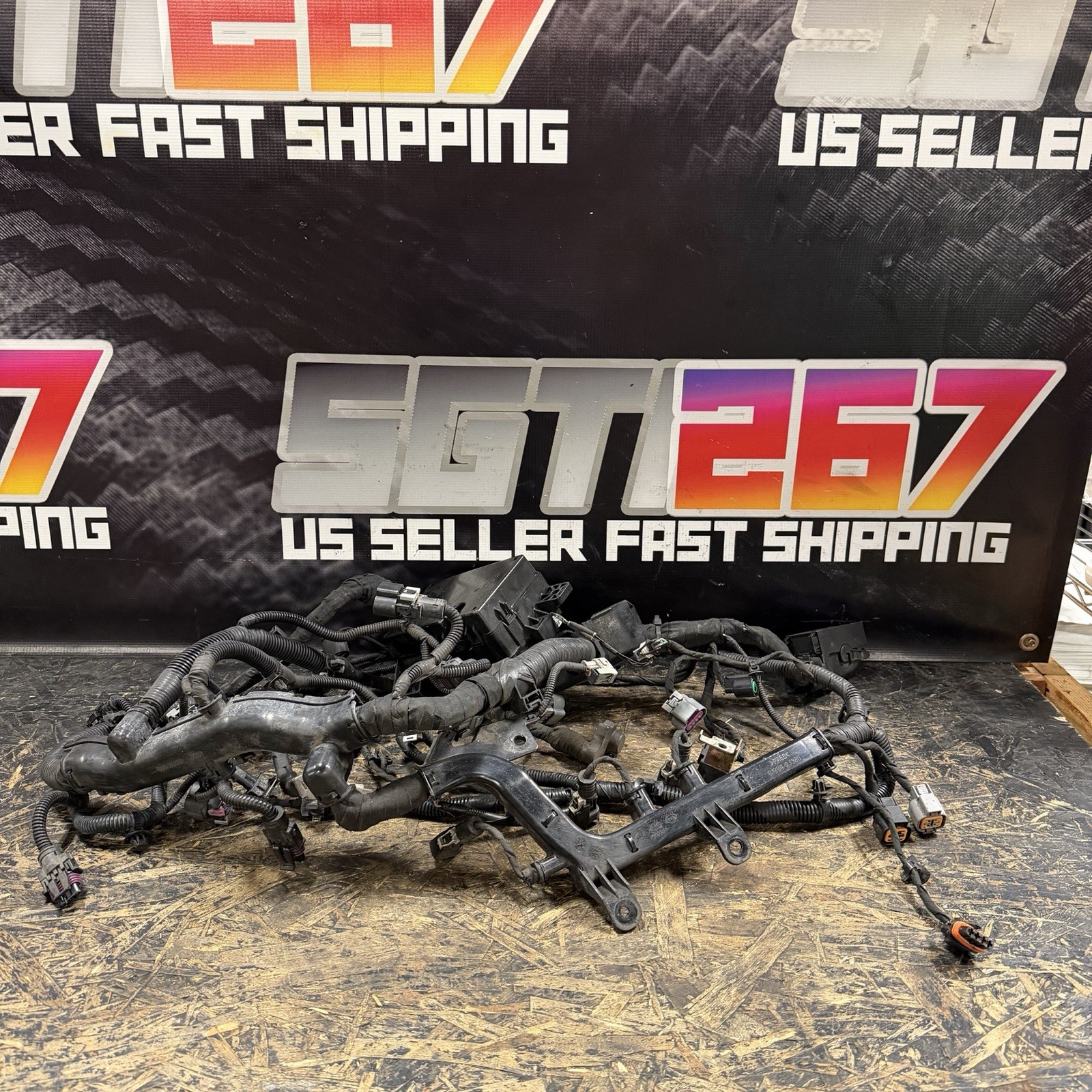 2010-2012 Hyundai Genesis Coupe 3.8 V6 Manual PUSH Start Engine Harness USED