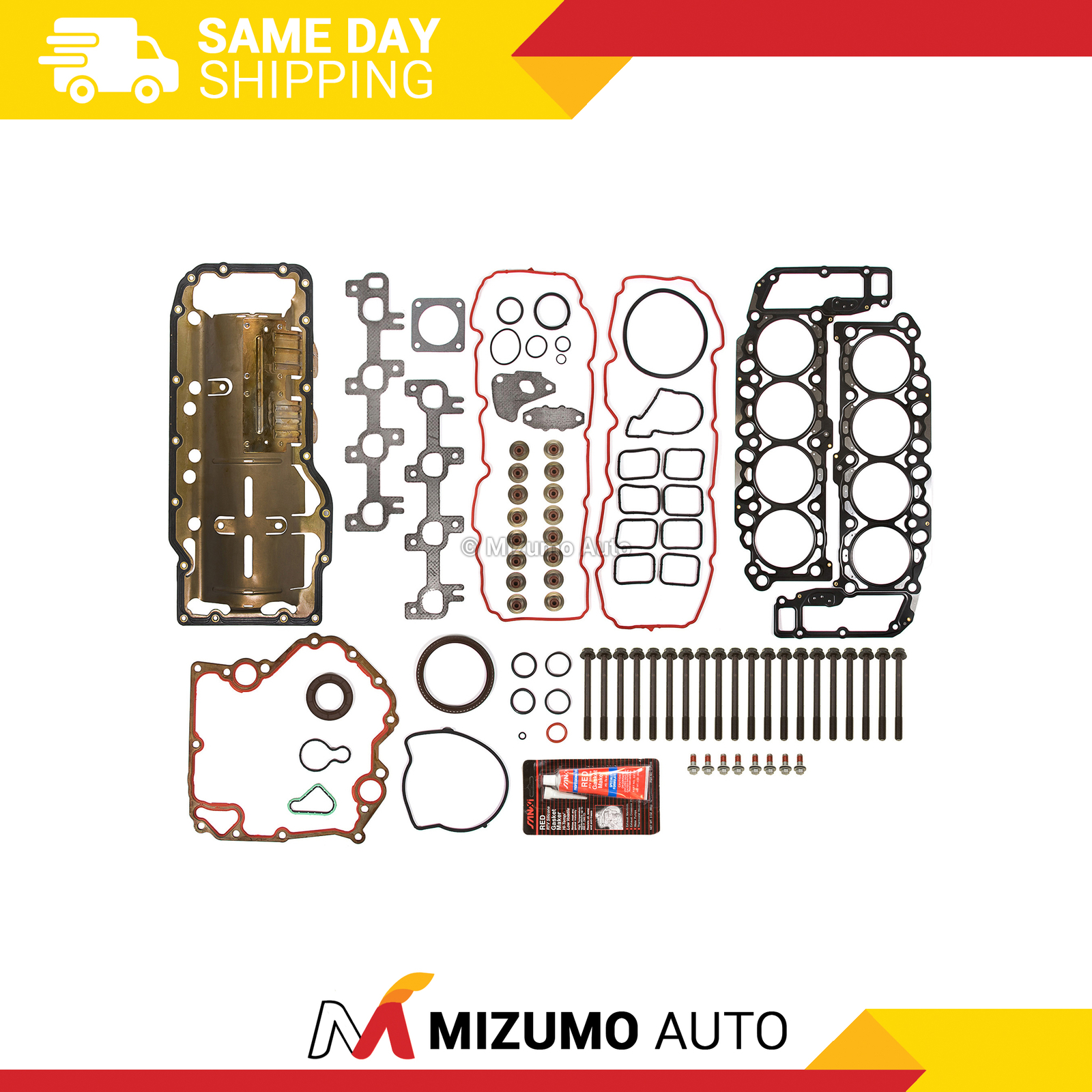 Full Gasket Set Head Bolts Fit 99-02 Dodge Dakora Durango RAM Jeep 4.7 287CID
