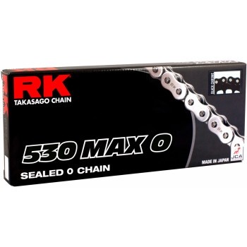 RK 530 Max-O Chains Black/Chrome 530MAXO-130-BC