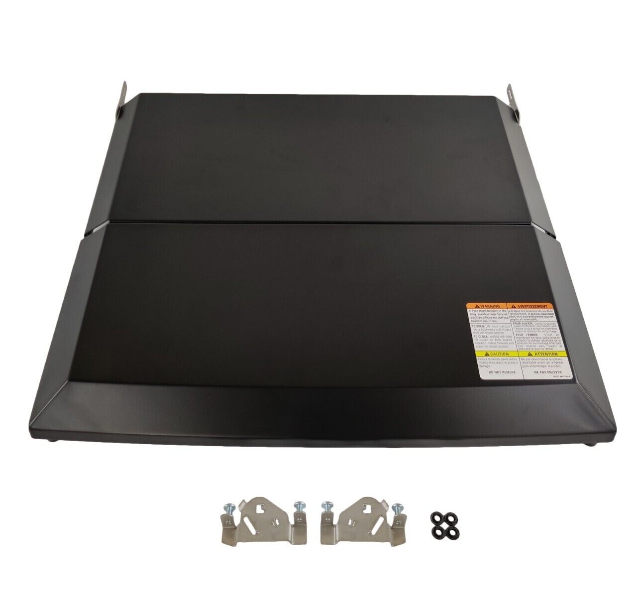 Atwood Wedgewood Bi Fold Range Stove Cover 3 Burner Black Folding RV Camper BFC2 Atwood Wedgewood Bi Fold Range Stove Cover 3 Burner Black Folding RV Camper BFC2