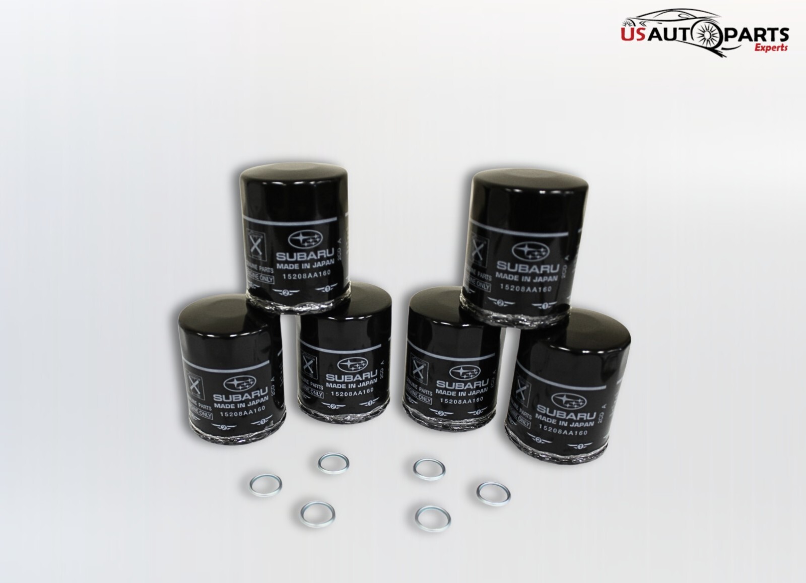 Pack 6 Genuine Subaru Engine Oil Filter & Gasket For Impreza Legacy 2010-2025