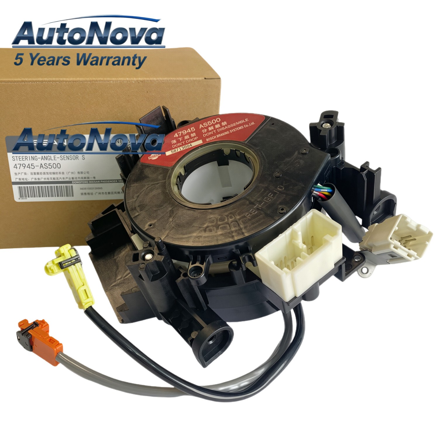 OEM Steering Angle Sensor with Clock spring for Nissan Infiniti 47945-AS500