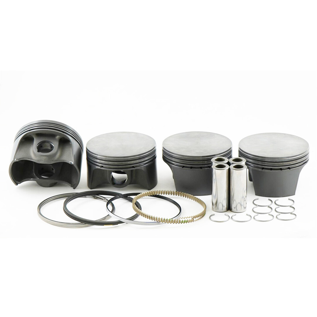 Mahle Forged Pistons 94mm Stroker Flat Top w/Rings - 4 Pack - 930285900