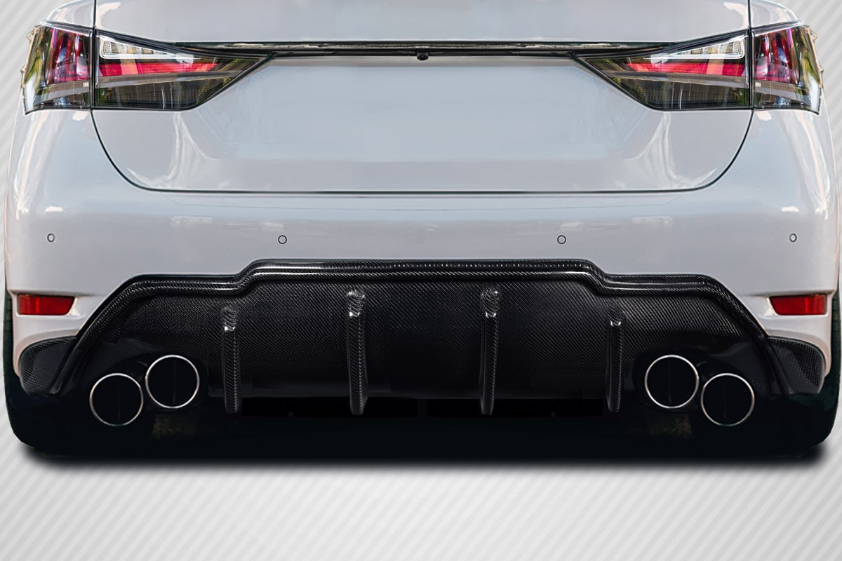 For 2016-2020 GS-F Carbon Creations Tarvo Rear Diffuser - 1 Piece