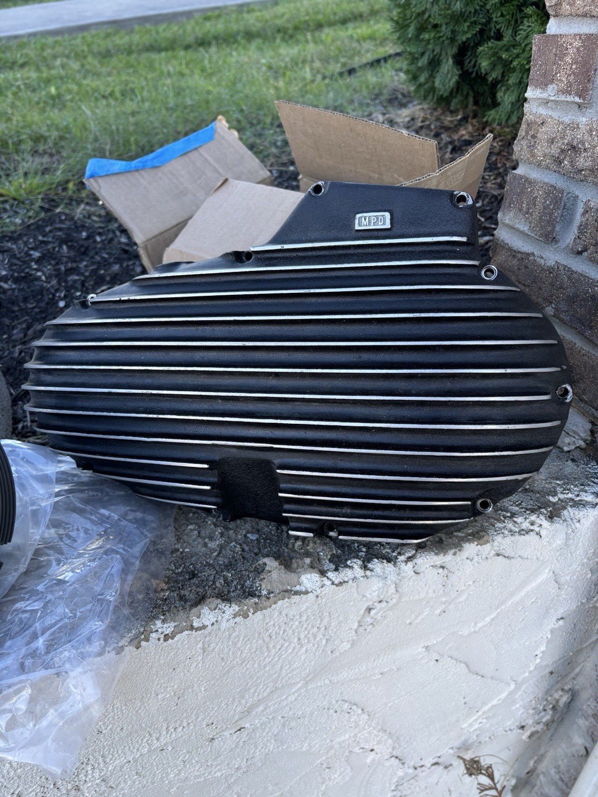 Harley Davidson ironhead 900 xlch MPD ribbed finned primary cover