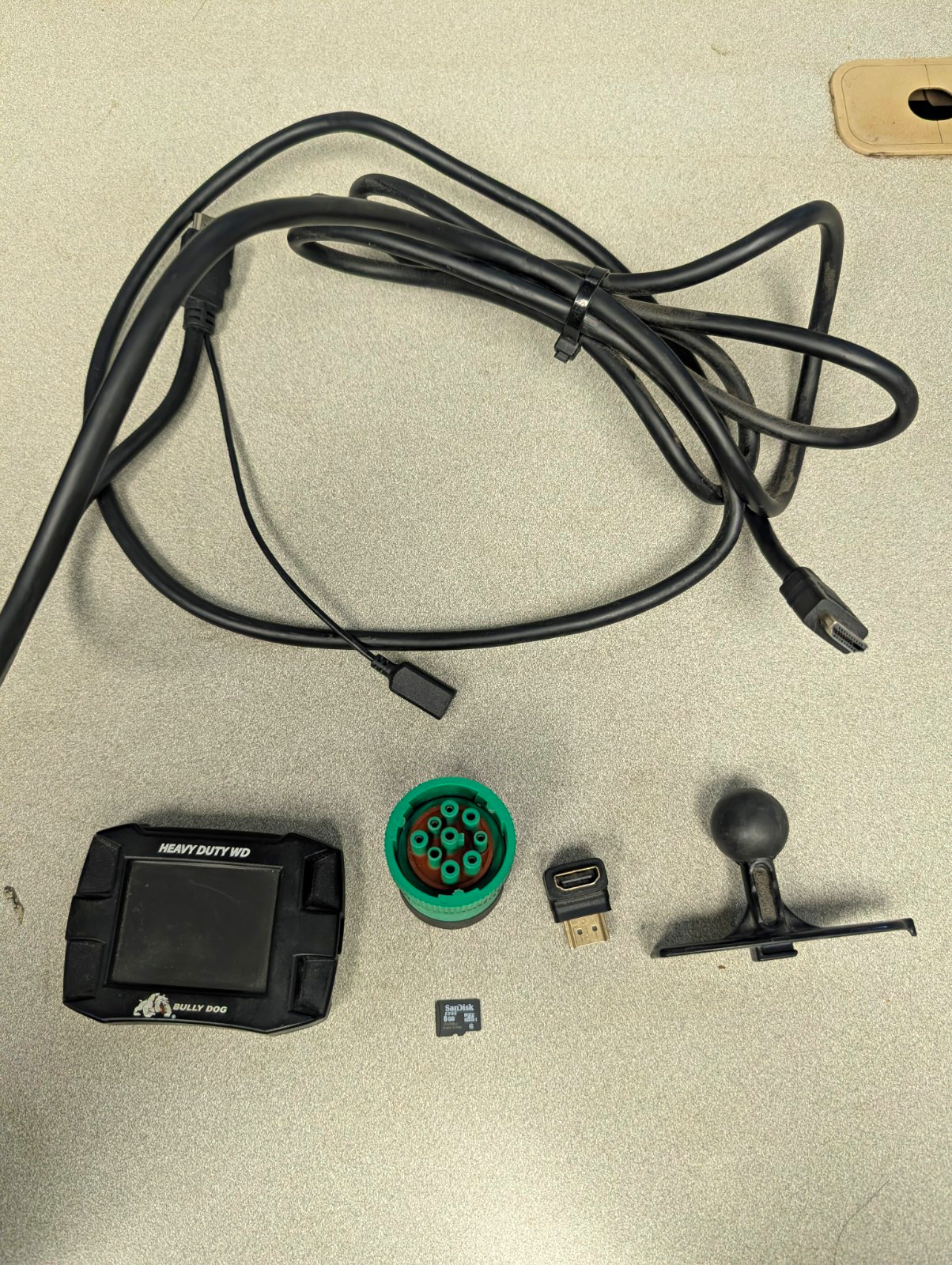 Bully Dog Heavy Duty WatchDog 46501 Gauge Monitor - Cummins Cat Detroit - 9-Pin