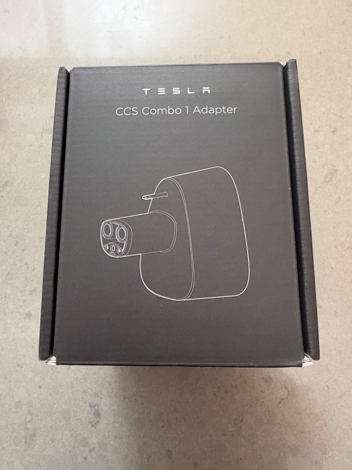Brand New Sealed Tesla CCS Combo 1 (CCS1) Adapter (Part No 1656565-10-A)