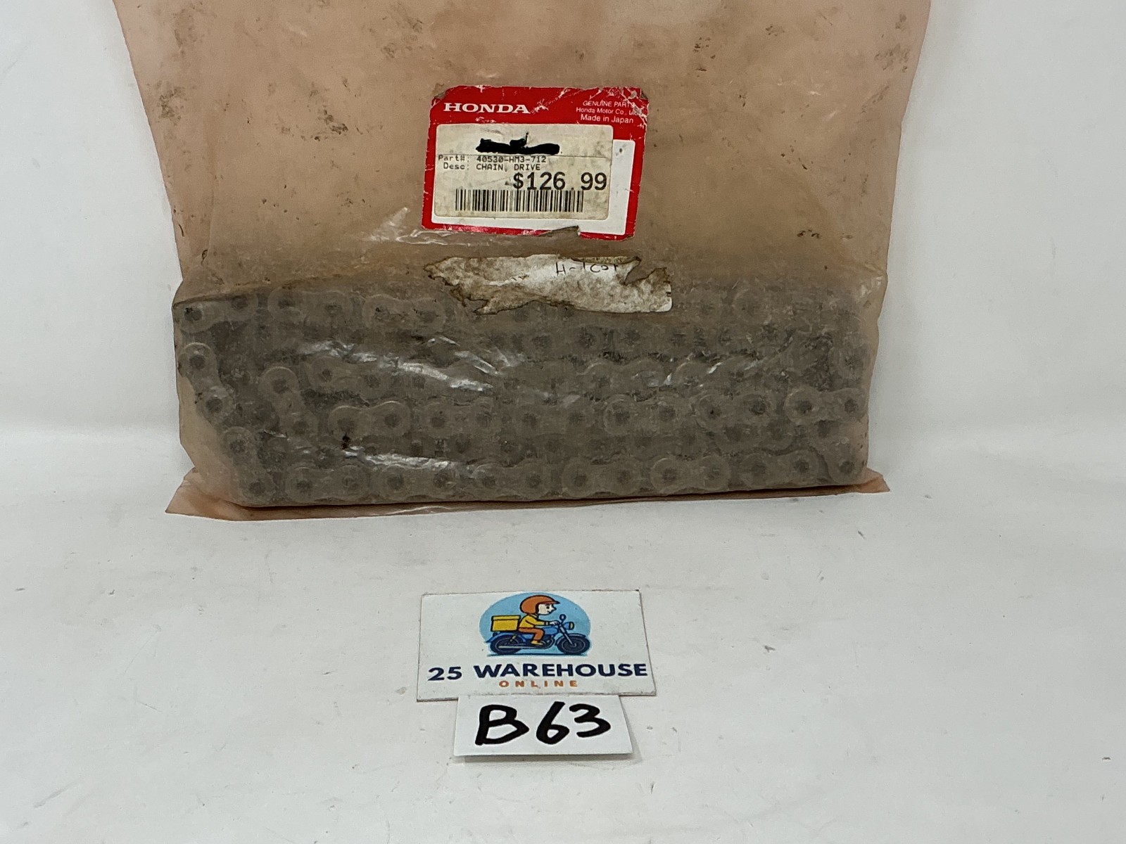 Genuine OEM NOS Honda Drive Chain 40530-HM3-712 (b63)