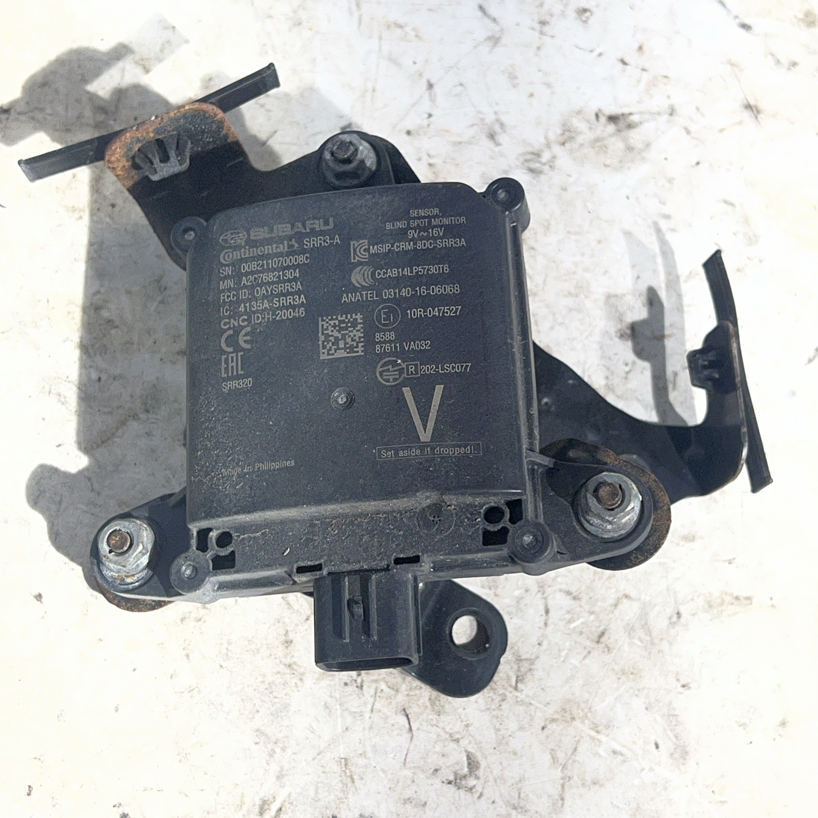 2019-2021 Subaru WRX STI Blind Spot Radar 87611VA032 OEM  (D3)