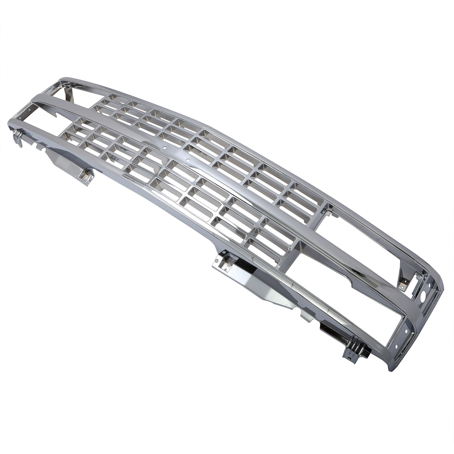 For 1988-1992 1993 Chevy C K 1500 SILVERADO Chrome Grille W/Dual Headlight Hole For 1988-1992 1993 Chevy C K 1500 SILVERADO Chrome Grille W/Dual Headlight Hole