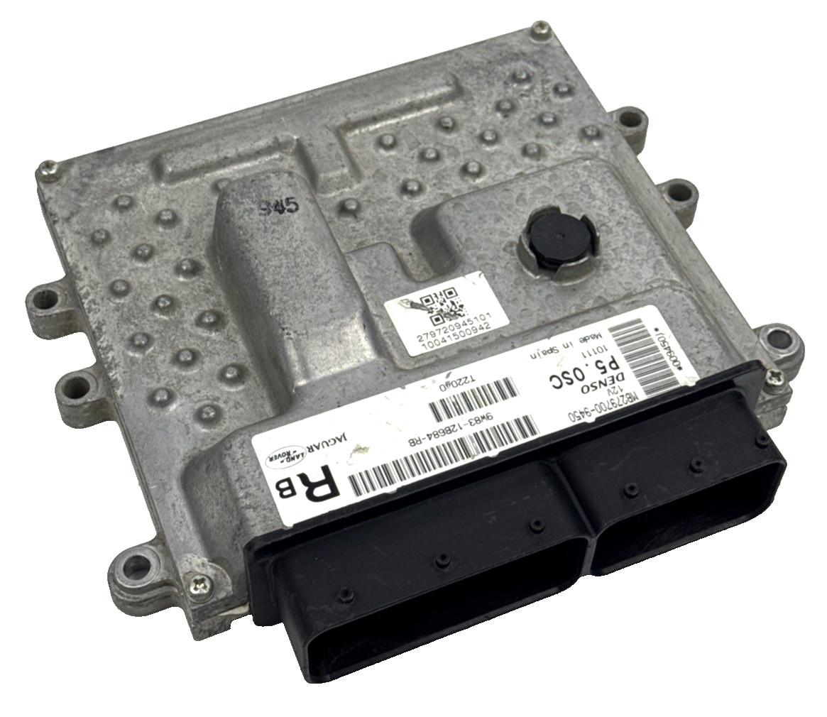 Jaguar Land Rover ECU ECM PCM 9W83-12B684-RB DENSO P5.0SC Engine Computer OEM
