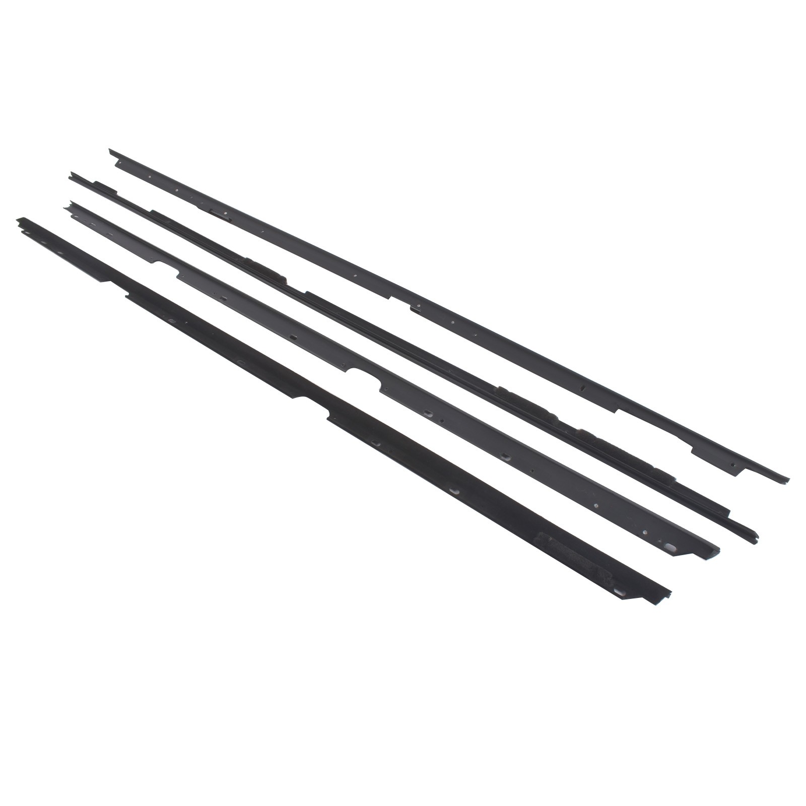 Window Sweeps Felts Weatherstrip Scraper Seals Kit for Chevy Camaro GM1390145