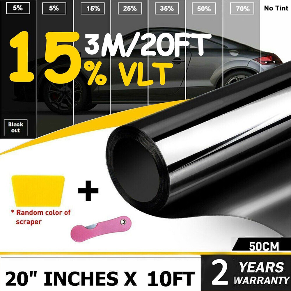 300CM Uncut Roll Window Tint Film 15% VLT 20