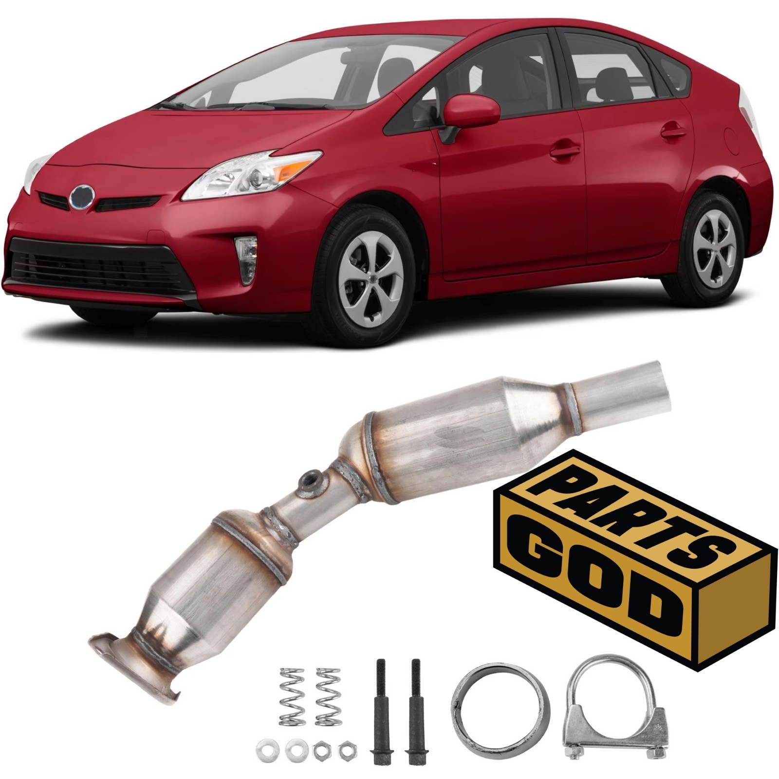 For 2010-2015 Toyota Prius 1.8L EPA Direct Fit Catalytic Converter Exhaust For 2010-2015 Toyota Prius 1.8L EPA Direct Fit Catalytic Converter Exhaust
