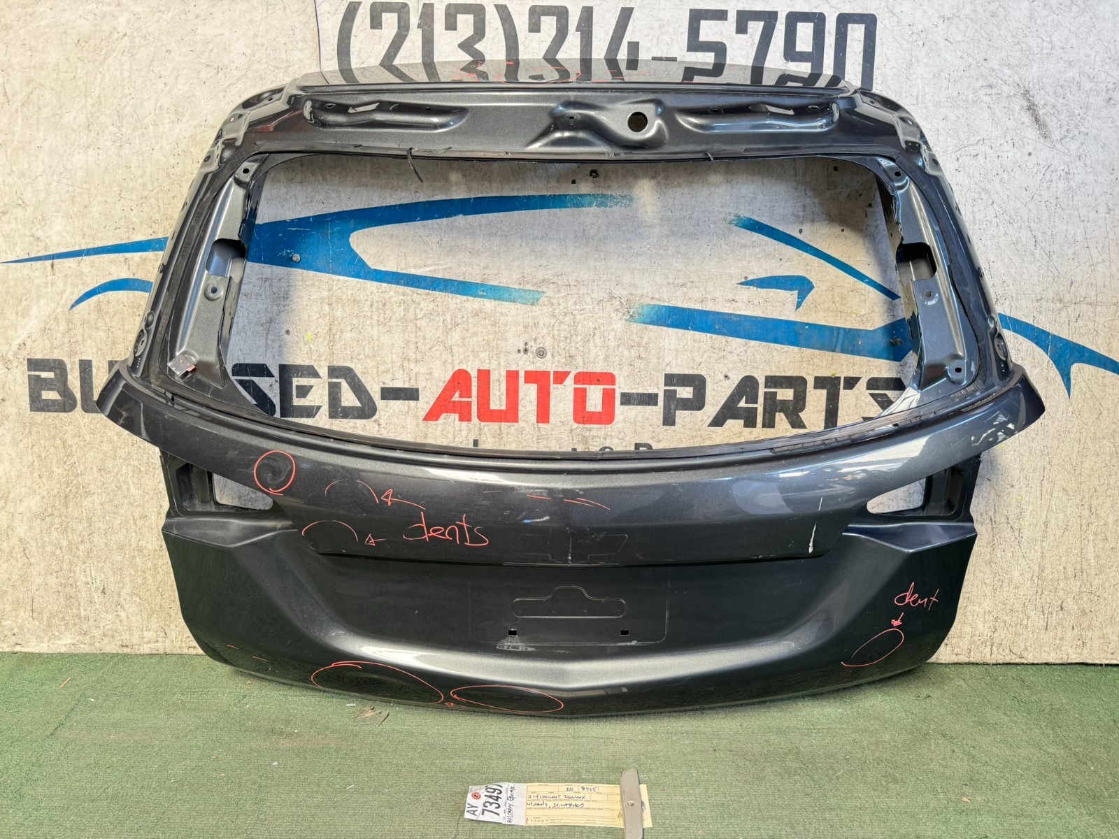w/dents 2018 2019 2021 2024 CHEVROLET EQUINOX LIFTGATE TAILGATE OEM AY73497