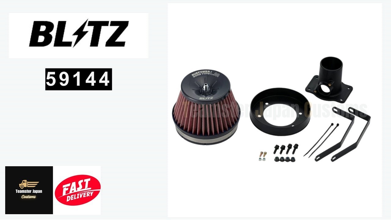 BLITZ OEM 59144 Air Cleaner SUS LM Red NCP91/100/105 1NZ-FE JAPAN JDM NEW