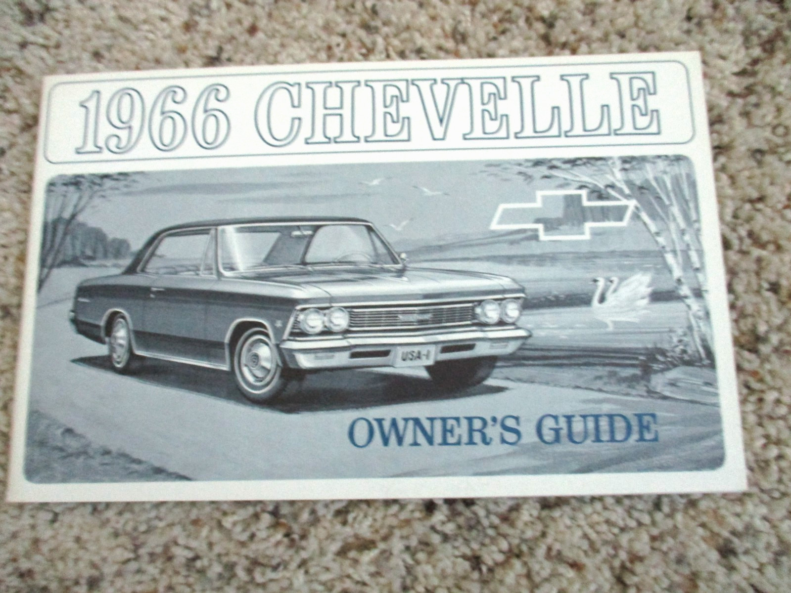 1966 Chevelle SS Factory GM Original Owners Manual First Edition Aug. 1965