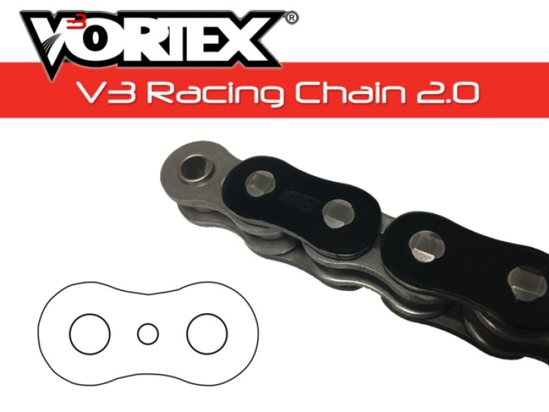 Vortex RX3 530X120 X-Ring High Performance Chain Black 530RX3-120
