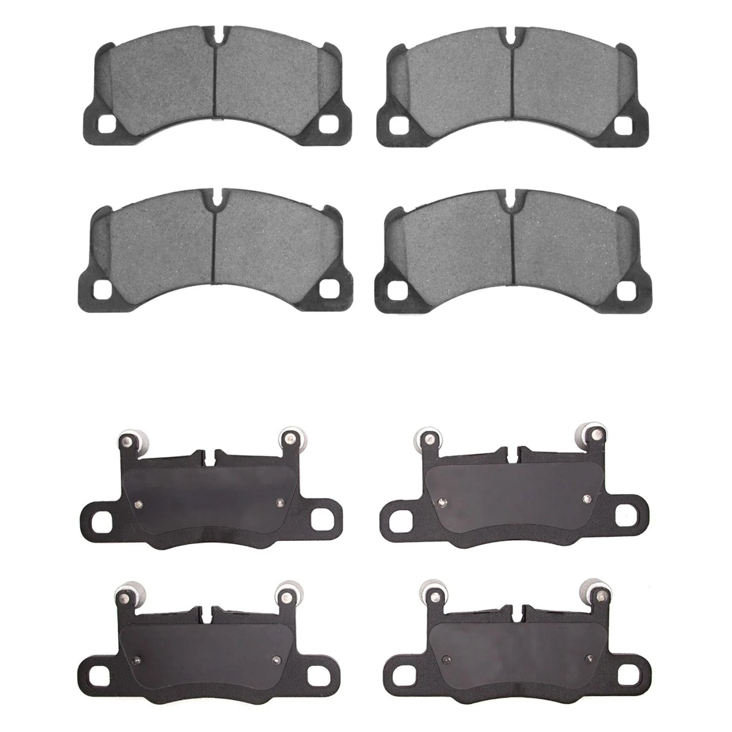 For Porsche Panamera 10-22 R1 Concepts Semi-Metallic Front & Rear Brake Pad Set