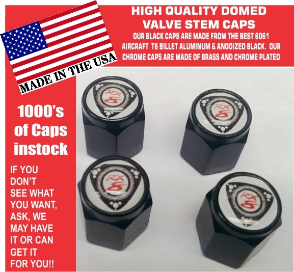 Mazda Mazdaspeed RX7 RX 7 RX8 RX 8 Wankel Engine Roatary 12A 13B Valve Stem Caps